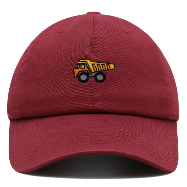 Truck Premium Dad Hat Embroidered Baseball Cap Construction