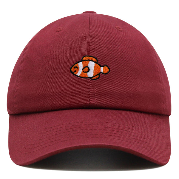 Clownfish Premium Dad Hat Embroidered Baseball Cap Fish Aquarium Fishing