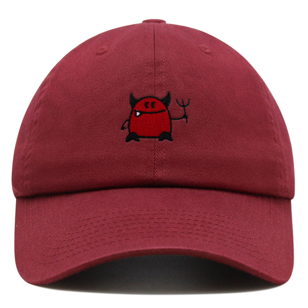 Devil Premium Dad Hat Embroidered Baseball Cap Evil Halloween