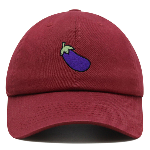 Eggplant Premium Dad Hat Embroidered Baseball Cap Foodie Vegetable