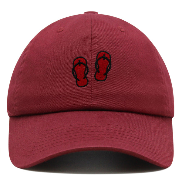 Flip-flops Premium Dad Hat Embroidered Baseball Cap Shoes Beach