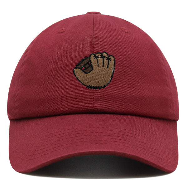 Baseball Glove Premium Dad Hat Embroidered Baseball Cap Baseball Game Sports Fan