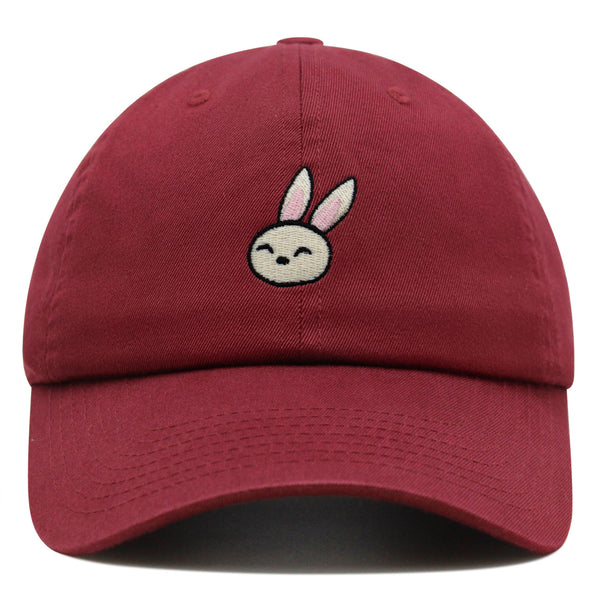 Cute Rabbit Premium Dad Hat Embroidered Baseball Cap Bunny Zoo