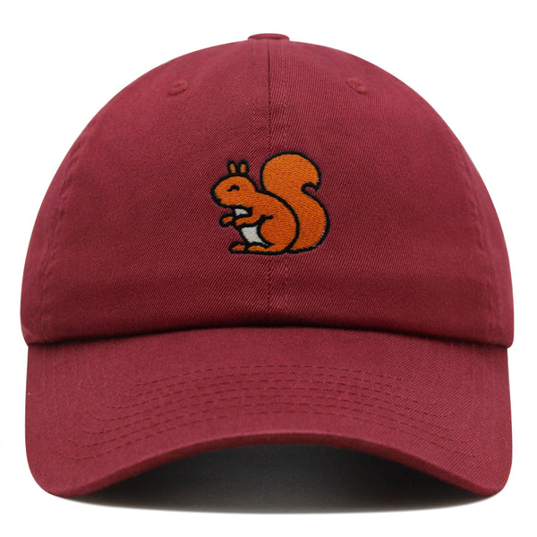 Squirrel Premium Dad Hat Embroidered Baseball Cap Hamster Chipmunks