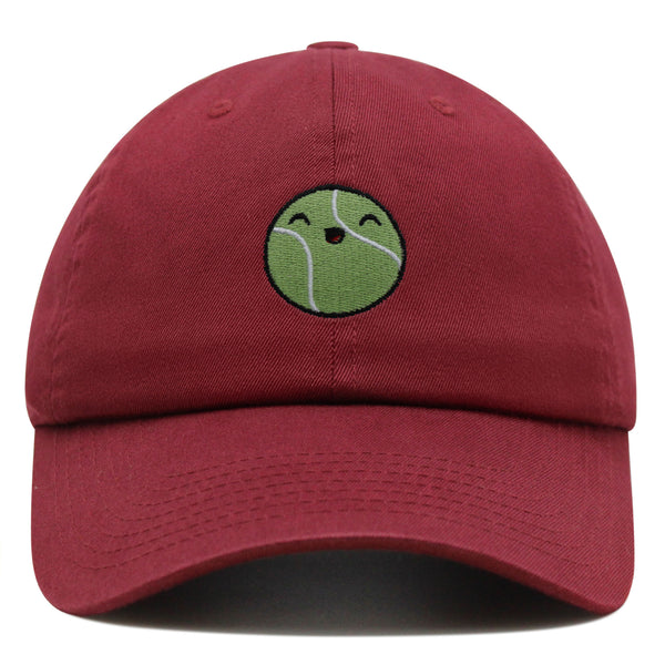 Happy Tennis ball Premium Dad Hat Embroidered Baseball Cap Sports Sharapova