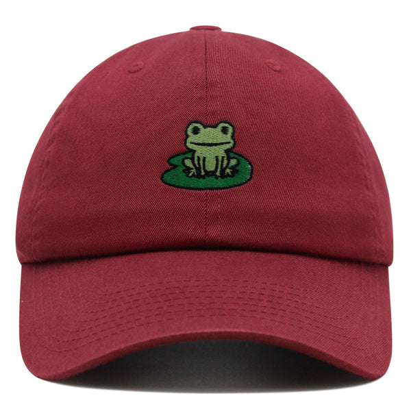 Frog Premium Dad Hat Embroidered Baseball Cap Frog Pond Frog