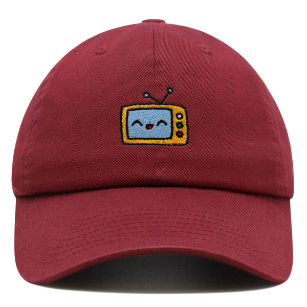 Analog TV Premium Dad Hat Embroidered Baseball Cap Television Retro Analog