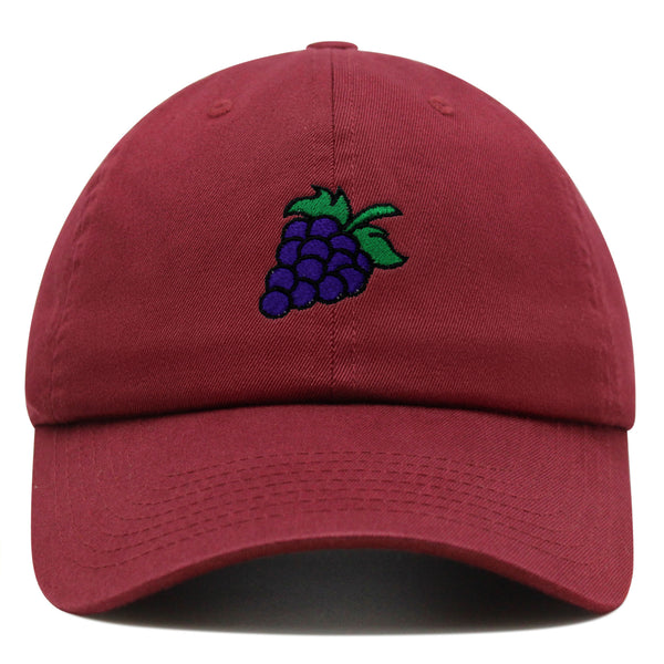 Grape Premium Dad Hat Embroidered Baseball Cap Farm Farmers Vegan