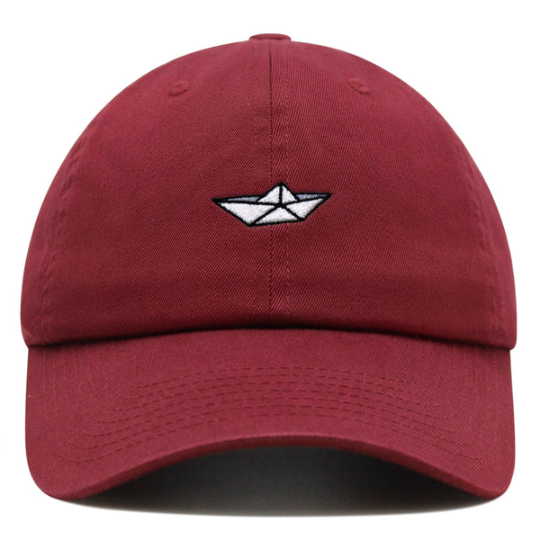 Paper Boat Premium Dad Hat Embroidered Baseball Cap Pond Memory