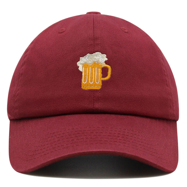 Beer Mug Premium Dad Hat Embroidered Baseball Cap Party