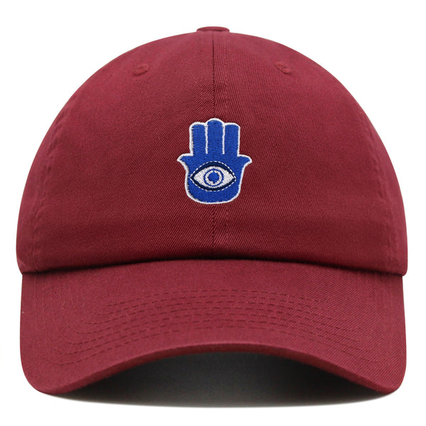 Hamsa Evil Eye Premium Dad Hat Embroidered Baseball Cap Turkey Spirit