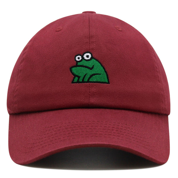 Frog Premium Dad Hat Embroidered Baseball Cap Funny