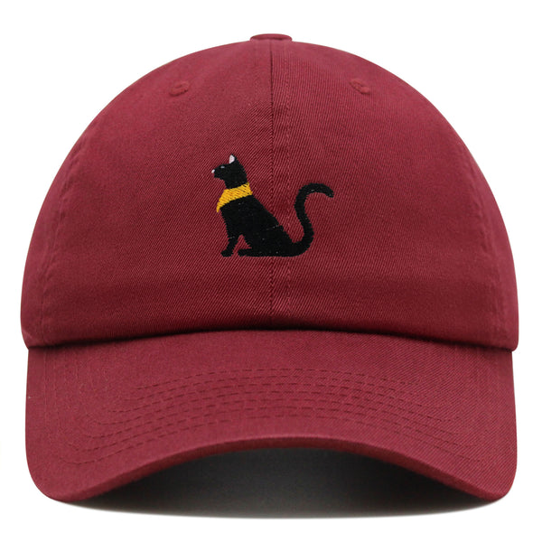 Black Egyptian Cat Premium Dad Hat Embroidered Baseball Cap Kitty