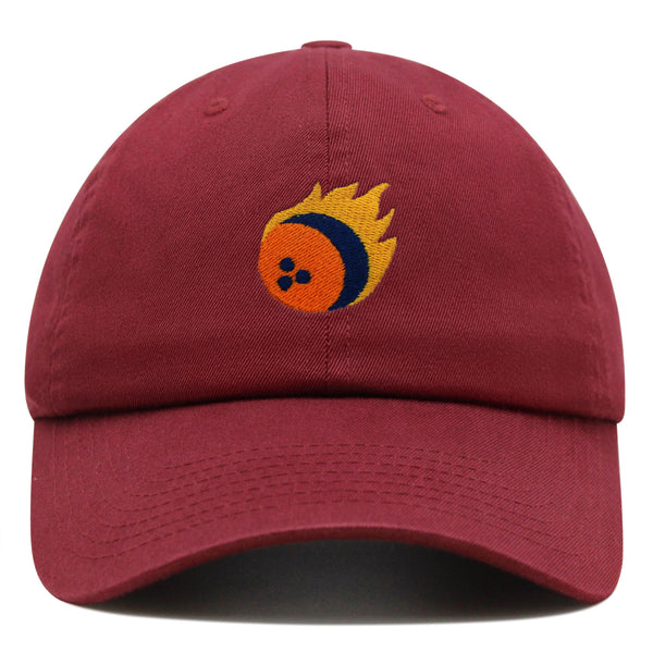 Bowling Premium Dad Hat Embroidered Baseball Cap Cosmic Sports