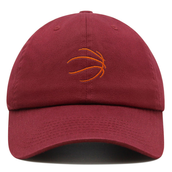 Basketball Silhouette Premium Dad Hat Embroidered Baseball Cap Sports Ball