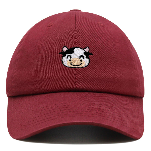 Cow Premium Dad Hat Embroidered Baseball Cap Milk Animal