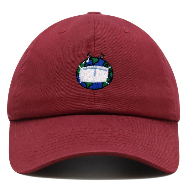 Take it easy Premium Dad Hat Embroidered Baseball Cap Earty Virus