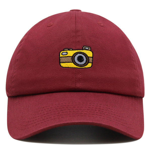 Camera Premium Dad Hat Embroidered Baseball Cap Digital Film