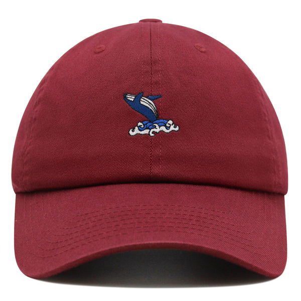 Whale Premium Dad Hat Embroidered Baseball Cap Ocean Fish