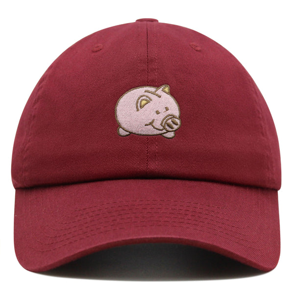 Piggy Bank Premium Dad Hat Embroidered Baseball Cap Coin