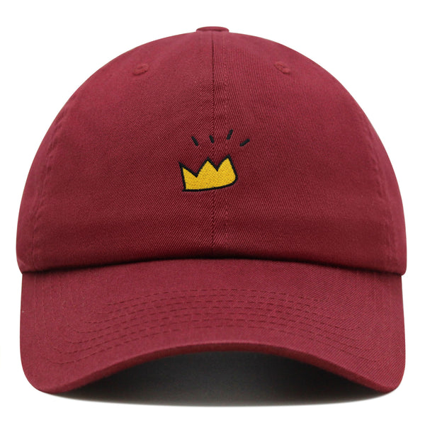 Crown Premium Dad Hat Embroidered Baseball Cap Cute