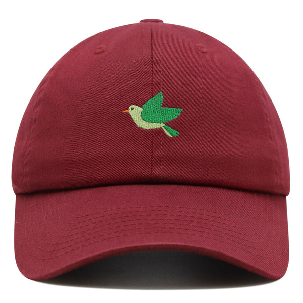 Bird  Premium Dad Hat Embroidered Baseball Cap Green