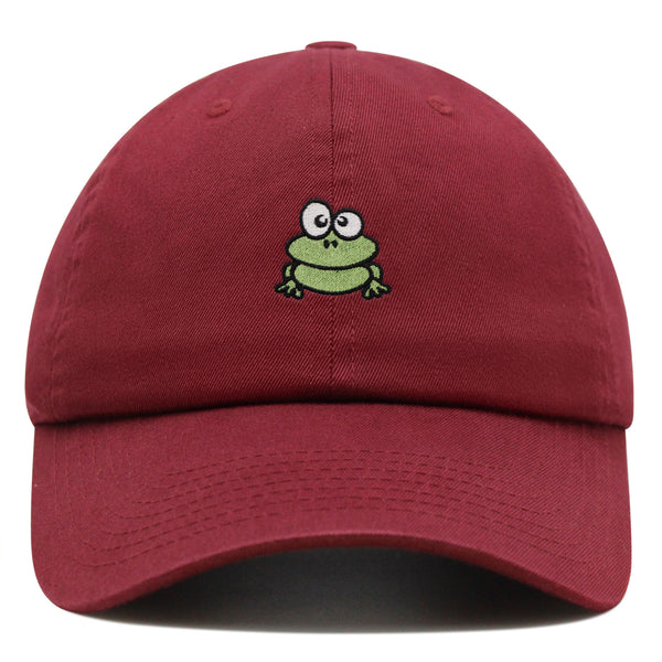 Frog  Premium Dad Hat Embroidered Baseball Cap Green