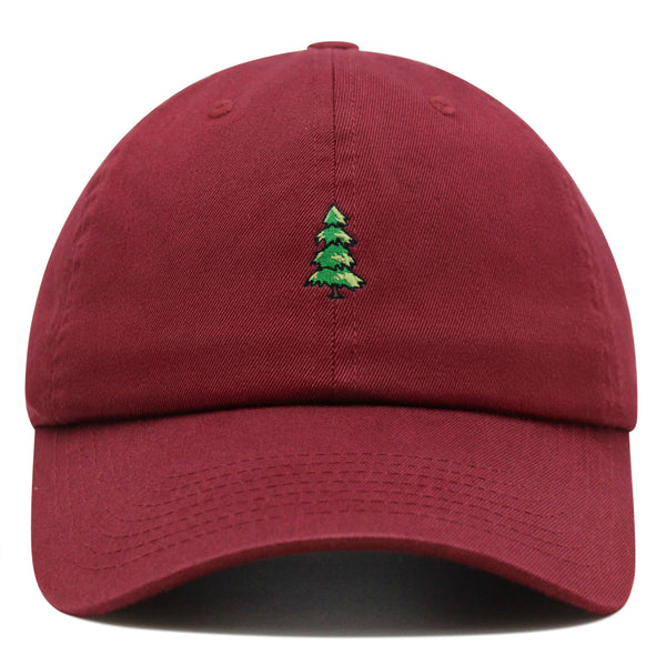 Pine Tree Premium Dad Hat Embroidered Baseball Cap Mountain