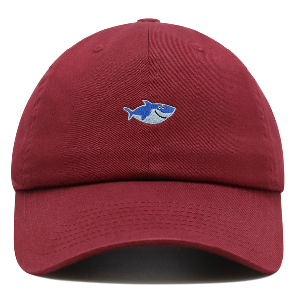 Cute Shark Premium Dad Hat Embroidered Baseball Cap Ocean Father