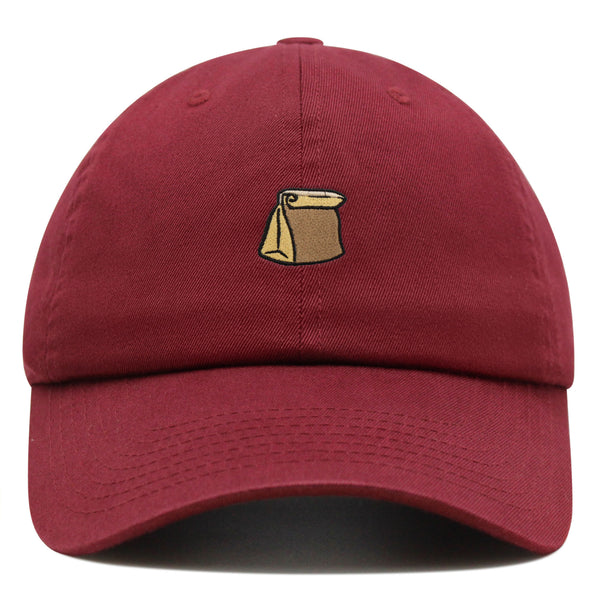 Paper Bag Premium Dad Hat Embroidered Baseball Cap Grocery