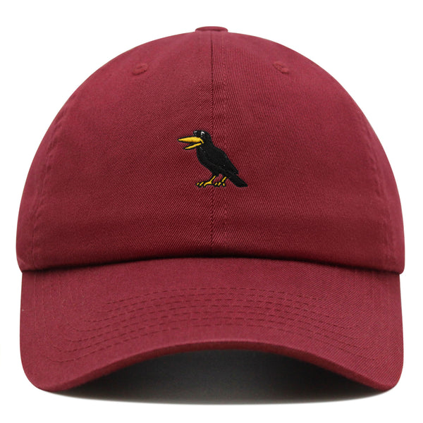 Crow Premium Dad Hat Embroidered Baseball Cap Bird