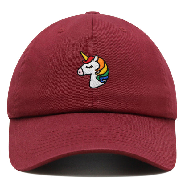 Unicorn Premium Dad Hat Embroidered Baseball Cap Horse