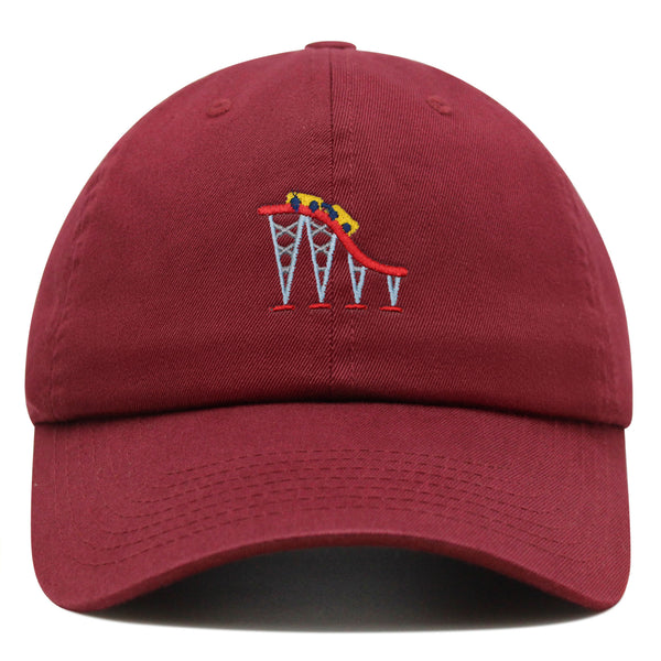 Roller Coaster Premium Dad Hat Embroidered Baseball Cap Tycoon