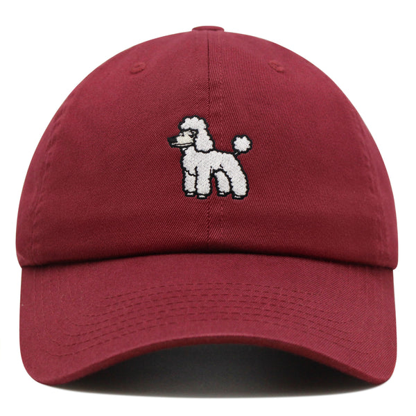 Fancy Poodle  Premium Dad Hat Embroidered Baseball Cap Puppies