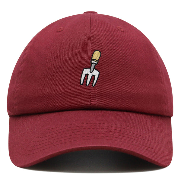 Plant Fork Premium Dad Hat Embroidered Baseball Cap Tool