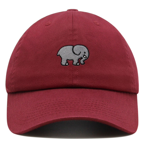 Elephant Premium Dad Hat Embroidered Baseball Cap Cute