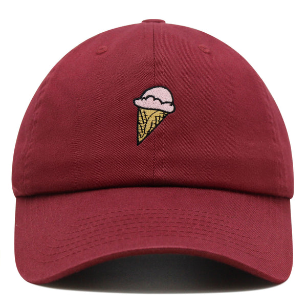 Ice Cream Premium Dad Hat Embroidered Baseball Cap Foodie