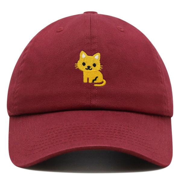 Cat Premium Dad Hat Embroidered Baseball Cap Cute