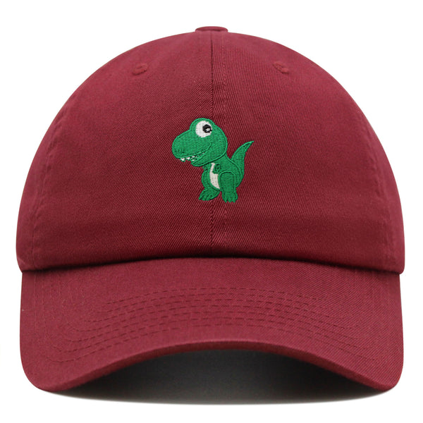 Dinosaur Premium Dad Hat Embroidered Baseball Cap Cute