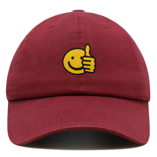 Like Thumbs Up Emoji Premium Dad Hat Embroidered Baseball Cap Funny