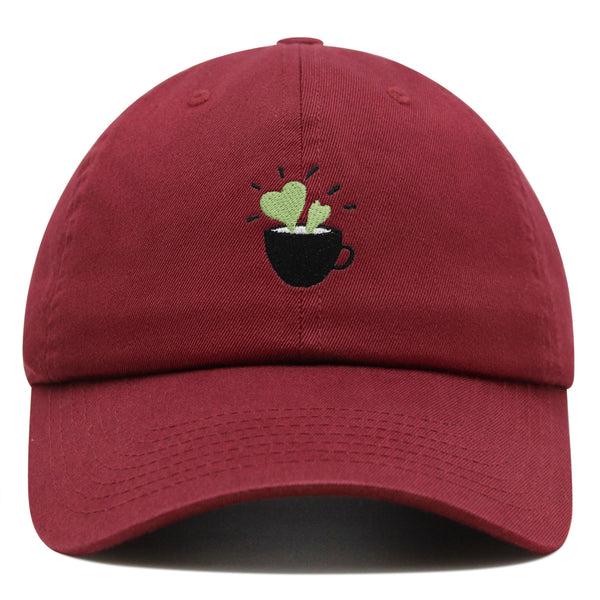 Plant in Mug Premium Dad Hat Embroidered Baseball Cap Plant