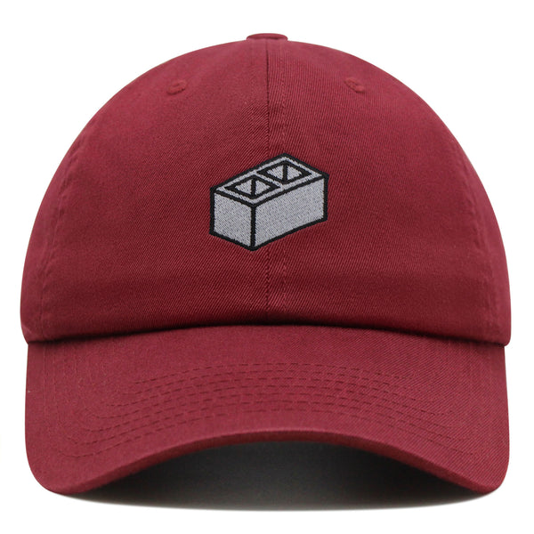 Cinder Block Premium Dad Hat Embroidered Baseball Cap Construction