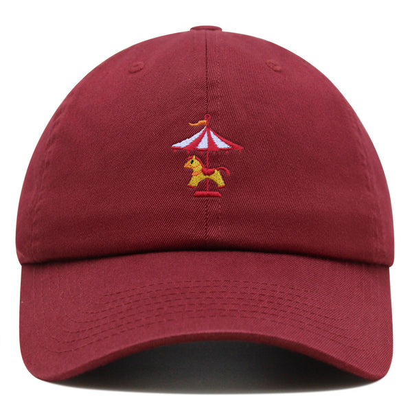 Mary Go Round Premium Dad Hat Embroidered Baseball Cap Amusement Park