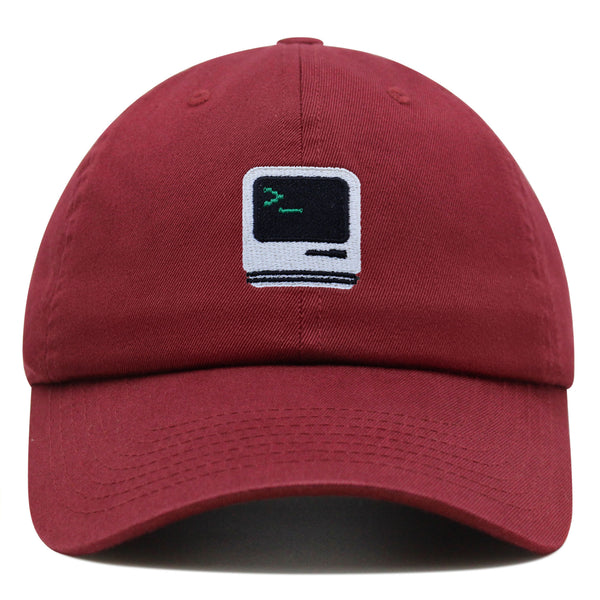 Vintage Computer Premium Dad Hat Embroidered Baseball Cap Old School