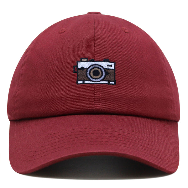 Camera Premium Dad Hat Embroidered Baseball Cap Vintage Camera