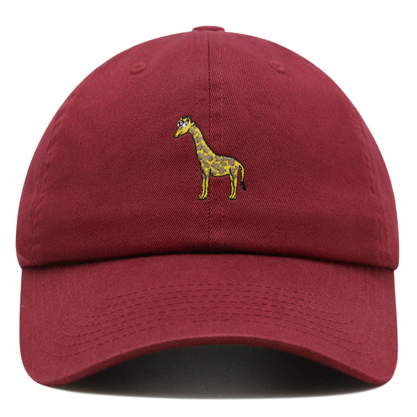 Giraffe Premium Dad Hat Embroidered Baseball Cap Africa Zoo