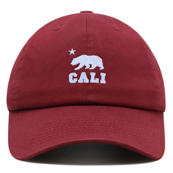 California Bear Premium Dad Hat Embroidered Cotton Baseball Cap West Coast