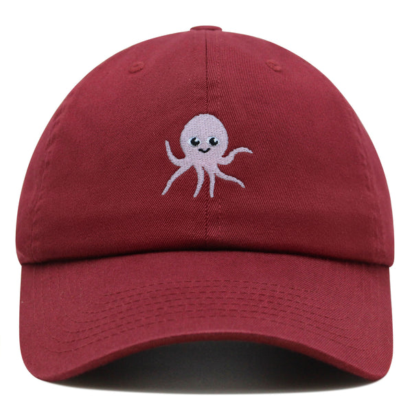 Cute Octopus Premium Dad Hat Embroidered Cotton Baseball Cap