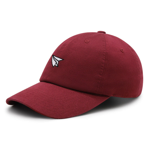 Paper Airplane Premium Dad Hat Embroidered Baseball Cap Plane Sky