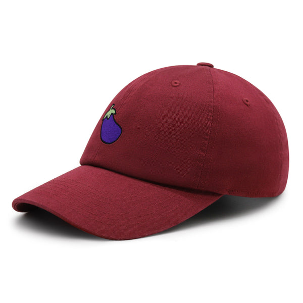 Eggplant Premium Dad Hat Embroidered Baseball Cap Foodie Vegetable